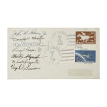 [PROJECT MERCURY]. POSTAL COVER SIGNED BY THE MERCURY 7 CREW