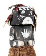 Poupée kachina représentant Mastop, Hopi, Arizona | Hopi Mastop kachina doll, Arizona