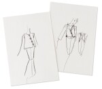 Two original sketches for fashion | Deux croquis de mode originaux