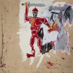 Jean-Michel Basquiat 尚・米榭・巴斯基亞 | Untitled (Red Warrior) 無題（紅戰士）     