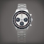 Daytona, 'Paul Newman' reference 6241 Montre bracelet chronographe en acier | Stainless steel chronograph wristwatch with bracelet Vers 1968 | Circa 1968
