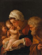  AFTER BARTOLOMEO SCHEDONI | THE HOLY FAMILY WITH SAINT JOHN THE BAPTIST