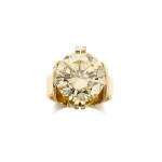 Fancy intense yellow diamond ring | 濃彩黃色鑽石戒指