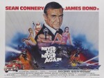 NEVER SAY NEVER AGAIN (1983) POSTER, BRITISH  