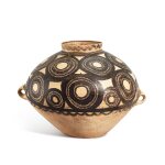A large painted pottery jar Majiayao culture, Banshan to Machang phase, c. 2600-2000 B.C. 馬家窰文化 半山至馬廠類型 彩陶大罐