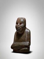Olmec Stone Seated Figure, Middle Preclassic, circa 900-600 BC