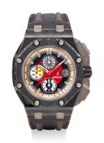 AUDEMARS PIGUET | ROYAL OAK OFFSHORE GRAND PRIX, REFERENCE 26290IO.OO.A001VE.01,  A LIMITED EDITION CERAMIC, FORGED CARBON AND TITANIUM CHRONOGRAPH WRISTWATCH WITH DATE, CIRCA 2010