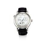JAEGER-LECOULTRE | MASTER GEOGRAPHIC, REFERENCE 142.8.92,  A STAINLESS STEEL WORLDTIME WRISTWATCH WITH DATE, POWER RESERVE AND DAY AND NIGHT INDICATION, CIRCA 2000