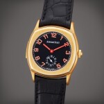 Reference 25882BA John Schaeffer | A limited edition yellow gold cushion shaped minute repeating wristwatch, Circa 1995