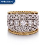 Buccellati | Two-Color Gold and Diamond Ring     