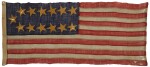 (Flag) — Commemorative Thirteen-Star Flag | Pre-Civil War, Thirteen-Star Flag of the United States, from the collection of Charles Kuralt