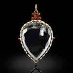 Spanish 17th century | Heart shaped devotional Pendant