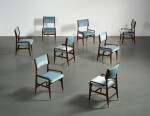 Eight chairs, model n. 676