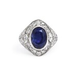  MARCUS & CO. | SAPPHIRE AND DIAMOND RING