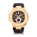 Patek Philippe | Nautilus, Reference 5980, A pink gold flyback chronograph wristwatch with date, Circa 2019 | 百達翡麗 | Nautilus 型號5980    粉紅金飛返計時腕錶，備日期顯示，約2019年製