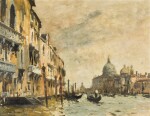  A Grey Day on the Grand Canal, Venice
