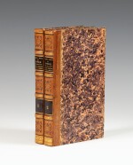 SAINTE-BEUVE. Tableau historique et critique... 1828. 2 vol. demi-veau havane de l'époque. Édition originale.