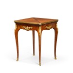 A LOUIS XV STYLE GILT-BRONZE MOUNTED KINGWOOD AND ROSEWOOD TABLE À ENVELOPE, LATE 19TH CENTURY