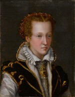 Portrait of Joanna of Austria (1547-1578), bust length, facing right