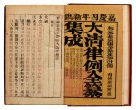 China | Da Qing Luli Quancuan Jicheng [The Laws and Statutes of the Qing Dynasty]. Beijing, 1799, Staunton's copy