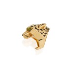 Cartier | Gold, Enamel and Peridot 'Panthère' Ring, France