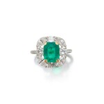 Cartier | Emerald and Diamond Ring, Cartier, Paris