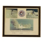 [APOLLO 15]. PHOTO PRESENTATION SIGNED AND INSCRIBED BY THE CREW TO BILL TAUB