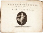 J. R. Zumsteeg. Collection of six first and early editions of his ballads and songs, late C18th-early C19th
