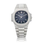 Nautilus, Reference 3800 | A stainless steel bracelet watch with date, Circa 1982 | Patek Philippe | Nautilus 型號 3800 | 精鋼鏈帶腕錶，備日期顯示，約1982年製