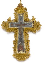 SPANISH, FIRST HALF 18TH CENTURY | Cross Pendant with the Crucifixion and the Virgin of the Immaculate Conception