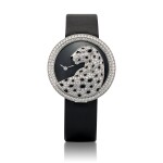 'Panthère Divine' Enamel and Diamond Wristwatch | 卡地亞 | 'Panthère Divine' 琺瑯彩 配 鑽石 腕錶