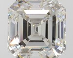 A 3.05 Carat Square Emerald-Cut Diamond, J Color, VVS1 Clarity