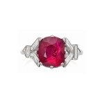 Ruby and Diamond Ring [ 紅寶石配鑽石戒指]