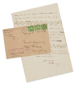 Hemingway, Ernest | Autograph letter signed to Arnold Gingrich, following their chance first meeting