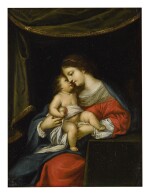 CIRCLE OF JACQUES STELLA | VIRGIN AND CHILD HOLDING AN APPLE