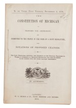 Michigan | The proposed amendment of 1874 to extend the vote to women