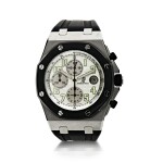 REFERENCE 25940SK.OO.D002.02A CAROYAL OAK OFFSHORE A STAINLESS STEEL AUTOMATIC CHRONOGRAPH WRISTWATCH WITH DATE, CIRCA 2010