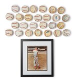 Baseball | A large collection of baseballs signed by notable players and other souvenir balls