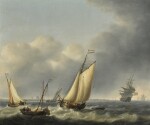 CHARLES MARTIN POWELL | Dutch vessels in a breeze
