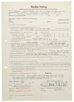 The Beatles, performance contract and work permits for The Star Club, Hamburg, April-May 1962