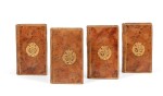  L'Iliade. Paris, 1784. 4 volumes in-12. Veau écaille aux armes de la comtesse d'Artois.