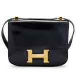 Black Ardennes Kelly Retourne 32 Gold Hardware, 1992, Luxury Handbags:  Vintage Icons from the Wolf Collection, 2023