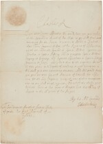 King Charles II | Letter signed, to the Duke of York, on removing troops from Dunkirk, 22 August 1662