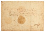  Italian Renaissance. Three documents by ducal scribes, in Italian and Latin, Pavia, 1468 and Ferrara, 1489