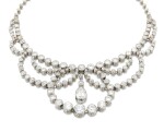 Diamond necklace/tiara (Collana/tiara in diamanti), 1910