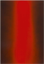 LUCIEN SMITH | UNTITLED (RED/BLACK FLOOD PAINTING 01)