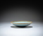 A 'Jun' blue-glazed footed dish, Song dynasty | 宋 鈞窰天藍釉盤