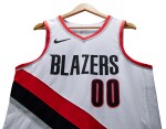 Scoot Henderson 'Rookie Debut' Portland Trail Blazers 2023-2024 KIA NBA Tip-Off Game Worn Jersey