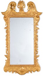  A GEORGE I GILTWOOD MIRROR, EARLY 18TH CENTURY