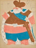 Costume Design for the Tsar in Le Coq d'Or